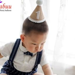 Mũ dạ sinh nhật kèm số tuổi phong cách Hàn Quốc Babuu Decor 7
