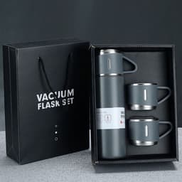 Bình giữ nhiệt 500ml tặng kèm 2 cốc Bình Trà  3 Cốc Bình kèm ly giữ nhiệt 4