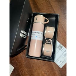 Bình giữ nhiệt 500ml tặng kèm 2 cốc Bình Trà  3 Cốc Bình kèm ly giữ nhiệt 8