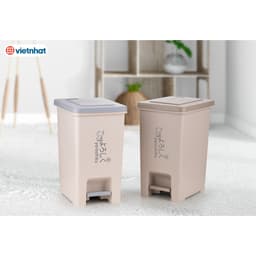 Thùng Rác Đạp Chân Có Nắp Bật VIệt 8061/2/3, Thùng Đùng Đựng Rác Có Nút Bật - DOMUS 3