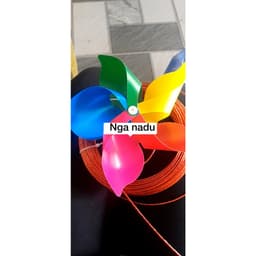 Combo 50 cái/100 Chong chóng hoa 5 cánh 5 màu khai giảng,,trang trí lớp học 2/9,khu du lịch,vui chơi,quán cà phê,trà sữa 6
