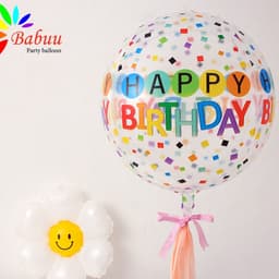 Bóng 4D in chữ Happy Birthday 2