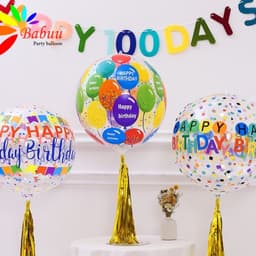 Bóng 4D in chữ Happy Birthday 6