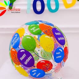 Bóng 4D in chữ Happy Birthday 7