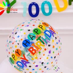 Bóng 4D in chữ Happy Birthday 8
