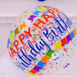 Bóng 4D in chữ Happy Birthday 9