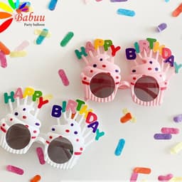 Kính Sinh Nhật, Mắt Kính Chữ HAPPY BIRTHDAY Dành Cho Tiệc Sinh Nhật, Chụp Ảnh Dễ Thương Cute Hot Trend 1