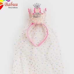 Bờm vương miện công chúa sinh nhật phong cách Hàn Quốc 5