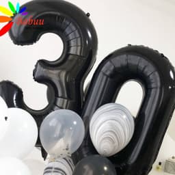 Bóng Số Trang Trí Sinh Nhật Size 80cm - Bóng Số Tuổi Size Đại Nhiều Màu Sắc 4