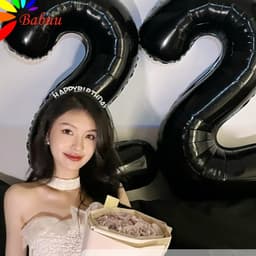 Bóng Số Trang Trí Sinh Nhật Size 80cm - Bóng Số Tuổi Size Đại Nhiều Màu Sắc 6