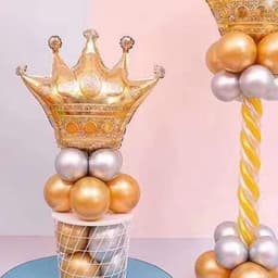 Bóng vương miện trang trí sinh nhật size to và size nhỏ 2