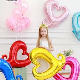 Bóng tim móc 18 inch trang trí tiệc cưới, sinh nhật 1