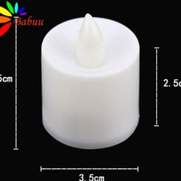 Nến led, nến điện tử trang trí phòng cưới ( áng sáng trăng/ ánh sáng) 2
