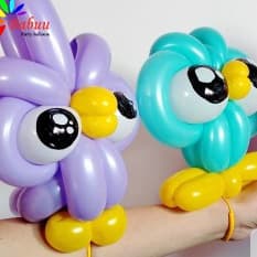 10 Bóng dài thái lan nhiều màu sắc trang trí sinh nhật - vặn bóng các hình cho bé 4