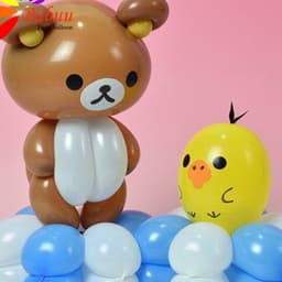 10 Bóng dài thái lan nhiều màu sắc trang trí sinh nhật - vặn bóng các hình cho bé 5
