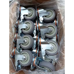 [KKTHN] Bánh Xe cao Su TPR Hàng Chất Lượng Nhật Cao Cấp Siêu Êm 2
