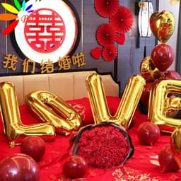 Bóng chữ LOVE size 80cm trang trí sinh nhật, phòng cưới 1
