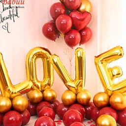 Bóng chữ LOVE size 80cm trang trí sinh nhật, phòng cưới 2
