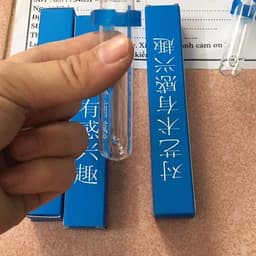 Combo 5 cái Cóng nước thủy tinh tàu cho chim chào mào, chích choè, vành khuyên có hộp 2