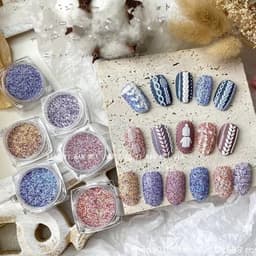 Set nhũ dạ 6 màu design trang trí tạo vô số mẫu nail đẹp Hot [ NAILS SUPPLY ] 3