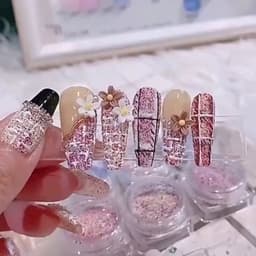 Set nhũ dạ 6 màu design trang trí tạo vô số mẫu nail đẹp Hot [ NAILS SUPPLY ] 7