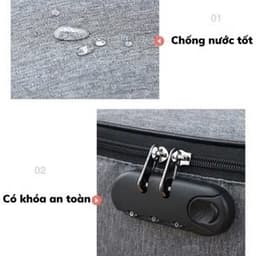 Cặp Đựng Hồ Sơ Tài Liệu Giấy Tờ A4 Cỡ Lớn Túi Nhiều Ngăn Có Khoá Số, Quai Xách Cầm Tay 4