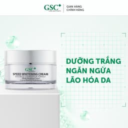 Kem dưỡng GSC Speed Whitening Cream 50g hỗ trợ dưỡng da trắng sáng, làm mờ nám, tàn nhang 6