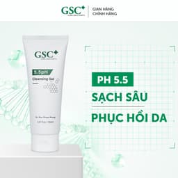 Sữa rửa mặt GSC 5.5PH Cleansing Gel làm sạch sâu, cân bằng da, giúp giảm mụn cho da dầu mụn 3