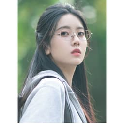 Gọng kính cận thời trang nam nữ ANDU dáng chữ nhật chất liệu kim loại phong cách Y2K - 8021 8