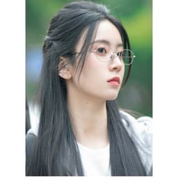 Gọng kính cận thời trang nam nữ ANDU dáng chữ nhật chất liệu kim loại phong cách Y2K - 8021 9