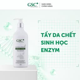 [Chuyên dùng cho Spa ]Tẩy da chết mặt GSC Natural Peeling 500ml dạng kem, an toàn cho mọi loại da 3