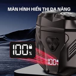 Máy cạo râu Enchen Mini X, 15 lưỡi dao tự mài, đầu cạo 3D chống nước toàn thân - BH 12 tháng 7