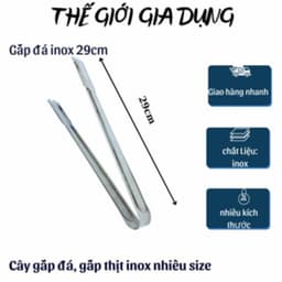 Cây Gắp Đá Inox-Cây Kẹp Đồ Inox-Cây Gắp Đồ Nóng Inox 4