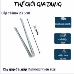 Cây Gắp Đá Inox-Cây Kẹp Đồ Inox-Cây Gắp Đồ Nóng Inox 5