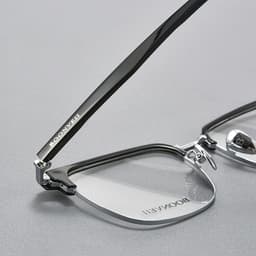 Gọng kính cận thời trang nam nữ NARO EYEWEAR dáng nửa viền vuông chất liệu TITAN cao cấp 51AD010 4