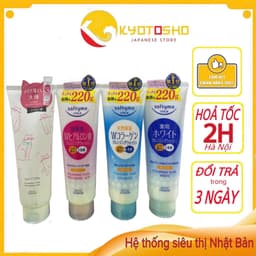 Sữa Rửa Mặt KOSE Softymo Nội Địa Nhật | SRM KOSE Collagen, White, Hyaluronic Acid 220g 1