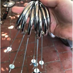 Móc lồng chim inox ti ngắn, ti dài giá rẻ Móc lồng chim chào mào ( 1 móc chưa kèm nậm ) 1
