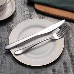 Bộ Muỗng Dao Nĩa INOX loại dày cao cấp, không han rỉ. Dao Nĩa bít tết 6