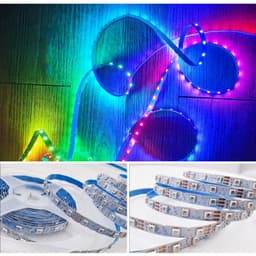 LED FULL MÀU ZÍCH ZẮC S ARGB NEOPIXEL WS2812B WS2815 RỘNG 8MM 60LED 84LED DÂY 1 MÉT ĐIỆN ÁP 5V 12v 4