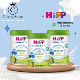 [ CHÍNH HÃNG] Sữa bột công thức Hipp Organic Combiotic 800gram hỗ trợ tiêu hoá cho bé 6