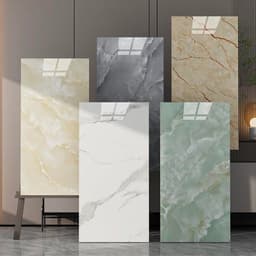 Combo 100 Tấm Dán Tường PVC Giả Đá Bóng Chống Thấm 30 X 60 ( Có Keo Sẵn ) , CL kém hơn THP vân đá 1