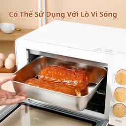 COMBO 5 Hộp inox chống rỉ 304 kèm nắp nhựa đựng đồ ăn bảo quản thực phẩm tủ lạnh đa năng 8