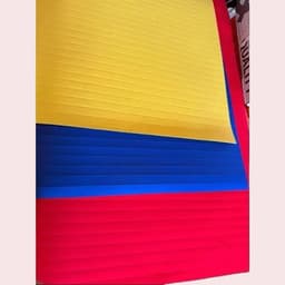 [Mua 10 Tờ] Giấy Gấp Quạt Trang Trí Tết Chất Liệu Nhung Có Nếp Gấp Kích Thước 54x79cm 1