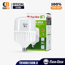 Bóng đèn LED BULB trụ 50W ánh sáng trắng Rạng Đông chính hãng bảo hành 2 năm đổi mới 8