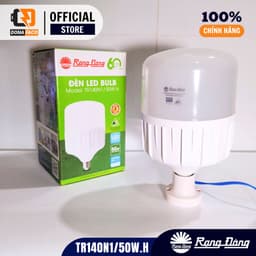 Bóng đèn LED BULB trụ 50W ánh sáng trắng Rạng Đông chính hãng bảo hành 2 năm đổi mới 9