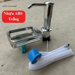 Bộ đầu bơm nước rửa chén, Hút dầu rửa bát, Vòi nhấn nước rửa chén KNUS - Bảo hành 24 tháng 6