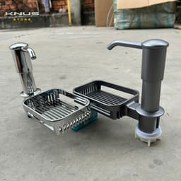 Bộ đầu bơm nước rửa chén, Hút dầu rửa bát, Vòi nhấn nước rửa chén KNUS - Bảo hành 24 tháng 9