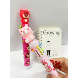 Combo 2 Cây Bút Bi 10 Ngòi Đầu Thú Dễ Thương, 10 Ngòi 10 Màu Mực, Ngòi Êm , Mực Ra Đều, Dễ Sử Dụng (Giao Mẫu Ngẫu Nhiên) 3