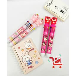 Combo 2 Cây Bút Bi 10 Ngòi Đầu Thú Dễ Thương, 10 Ngòi 10 Màu Mực, Ngòi Êm , Mực Ra Đều, Dễ Sử Dụng (Giao Mẫu Ngẫu Nhiên) 1