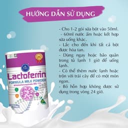 [T1/2028] Sữa Lactoferrin Hồng Formula Milk Powder Bifidobacteriumanimalis (Bb-12) tăng đề kháng 4